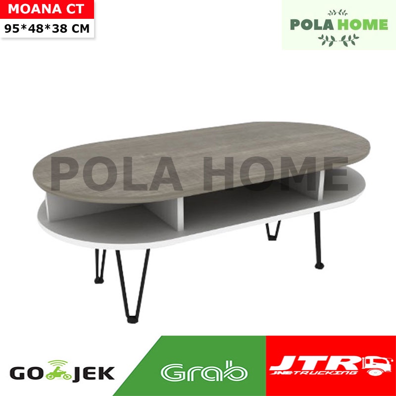 Pola RC Dachi Moana Coffee Table Meja Tamu Multifungs