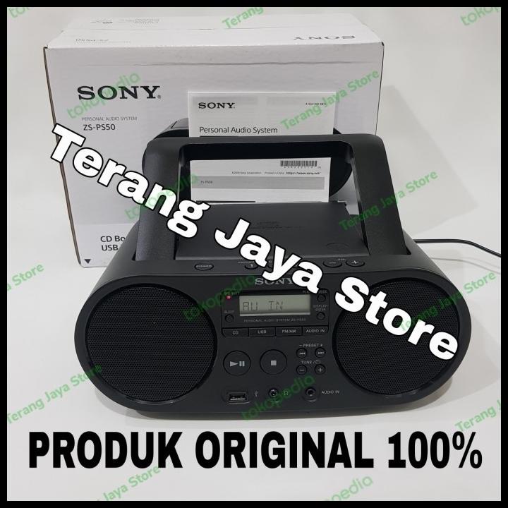 Sony Zs-Ps50 Radio Cd Player Sony Boombox Zs-Ps50 Audio Player Sony