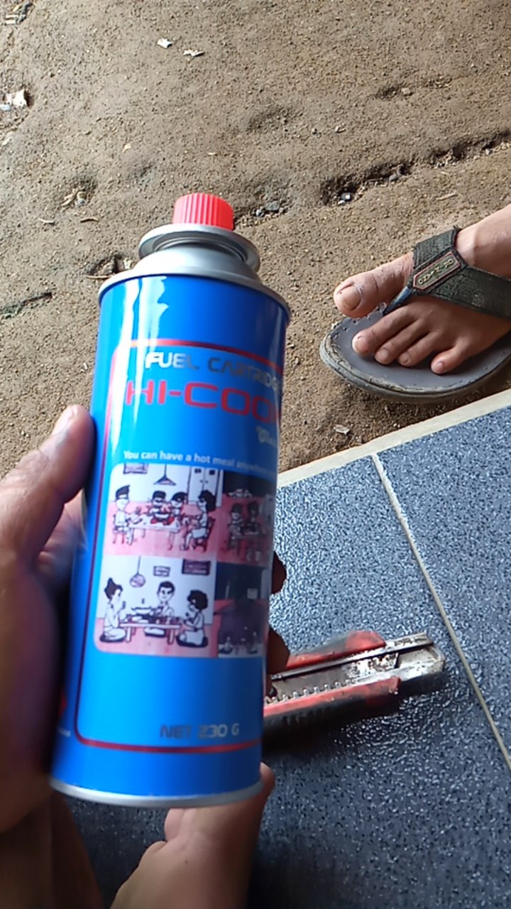 Kaleng + Gas Butane Isi 230 G