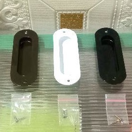 Handle Tanam, Handle Pintu Geser, Handle Pintu Sliding, Handle Tanam Oval Warna