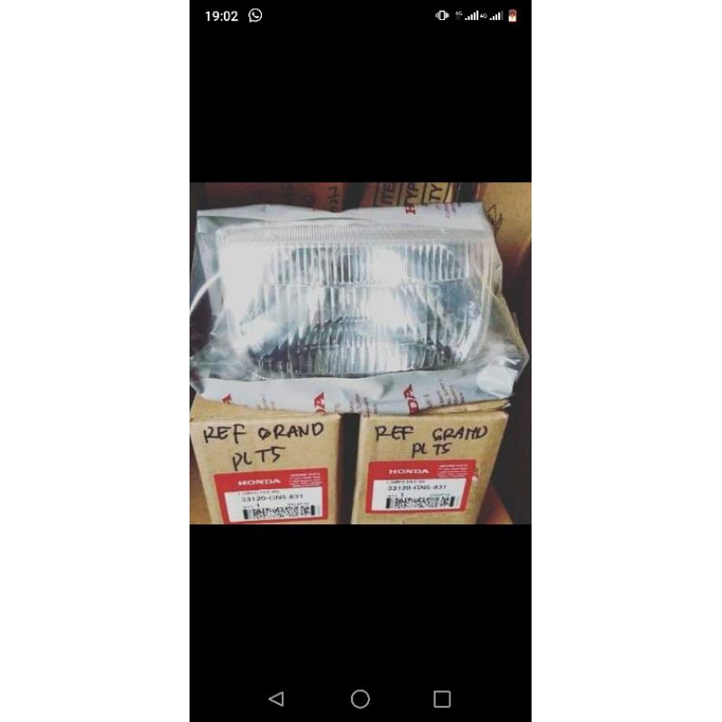lampu depan reflektor honda astrea grand impresa original AHM