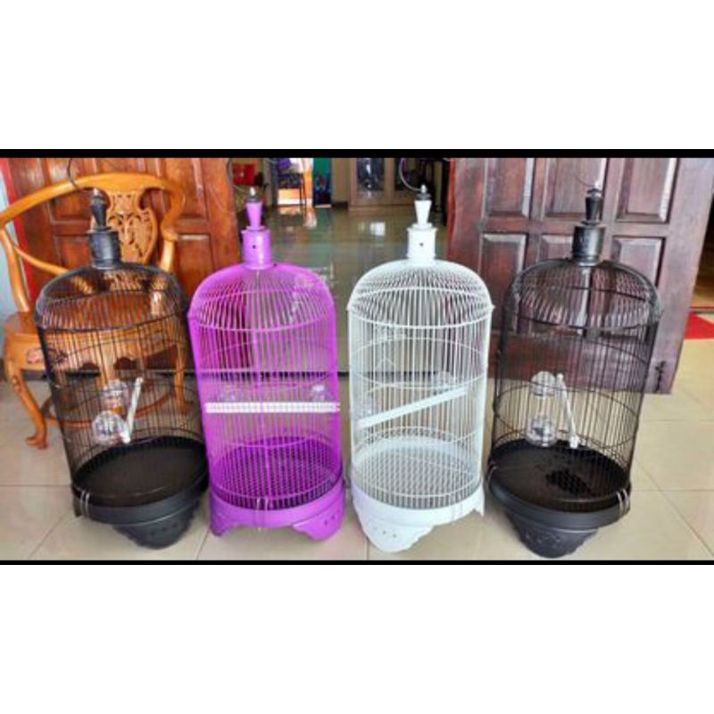 Sangkar Lovebird Dragon sangkar besi butterfly warna hitam