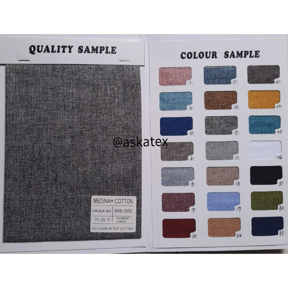 1 roll kain katun madinah fodu | cotton madinah