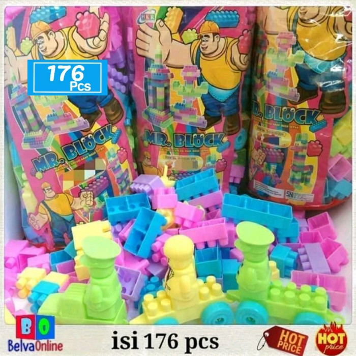 Mainan    Lego Kreatif block besar Puzzle Blok Susun mainan anak    hanya di shopee