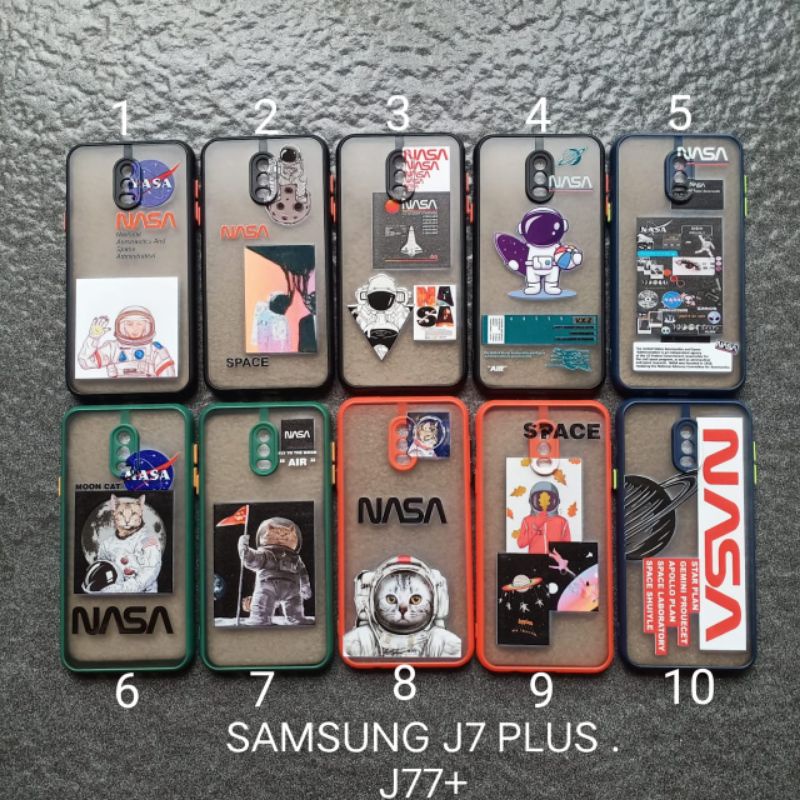 Soft case Samsung J7+ / J7 Plus motif gambar karakter cowok softcase Softsell softshell silikon