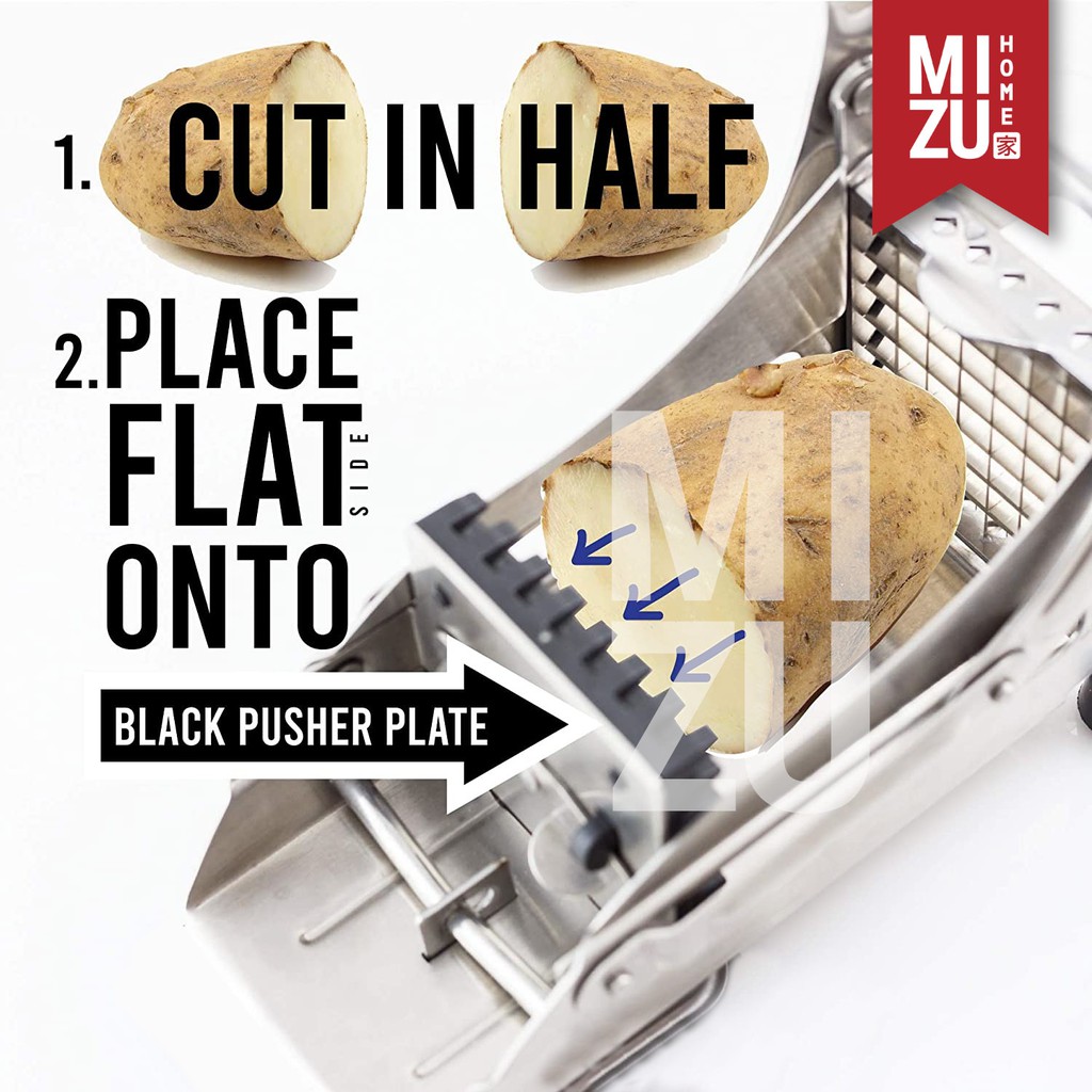 MIZU LA PRENSA Potato French Fries Cutter MANUAL Alat Pemotong Kentang KFC-2