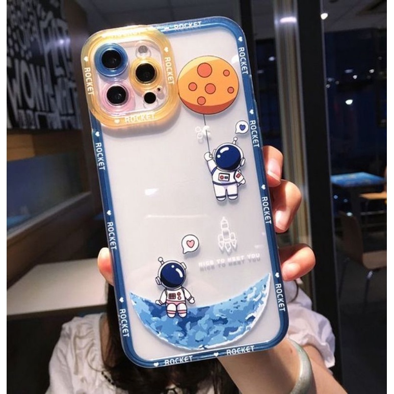 Softcase pro camera motif karakter animasi Oppo A53 A33 A22 A54 A54S