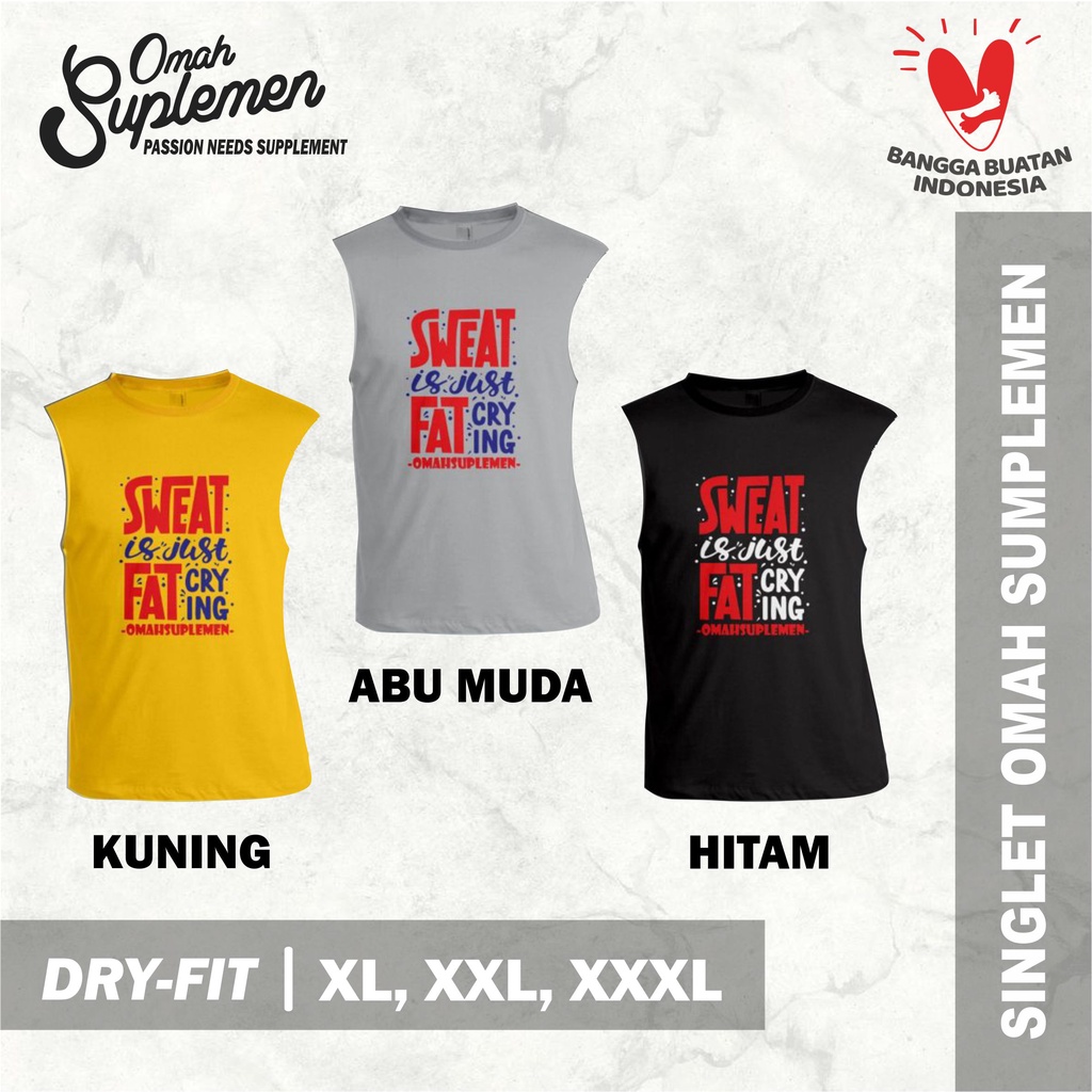 Singlet Gym Singlet Fitnes Pakaian Fitness