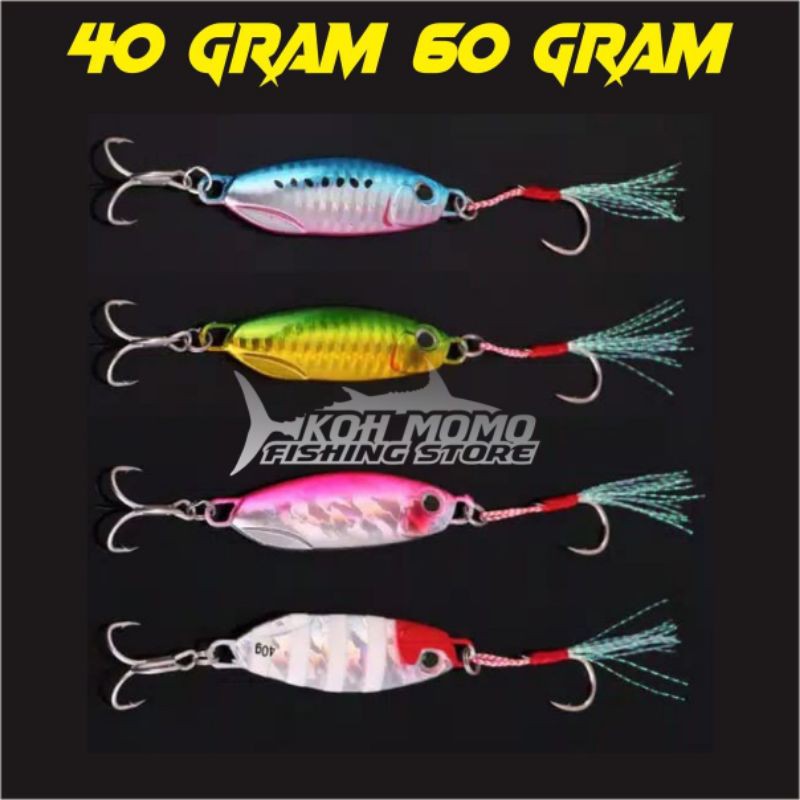 Umpan Metal Jig Drag Metal 40g 60g