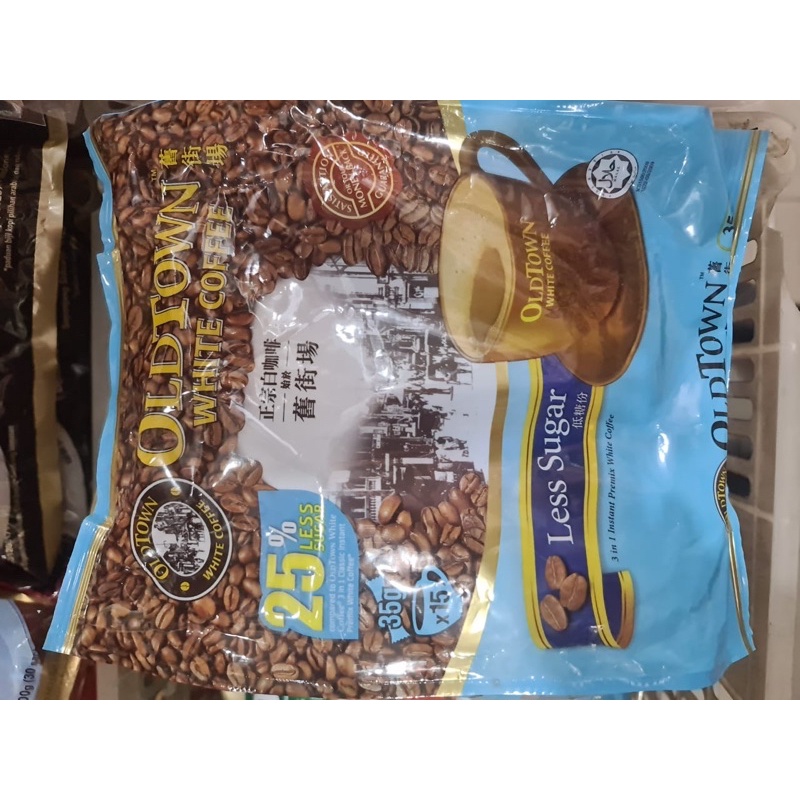 

old town white coffee less sugar