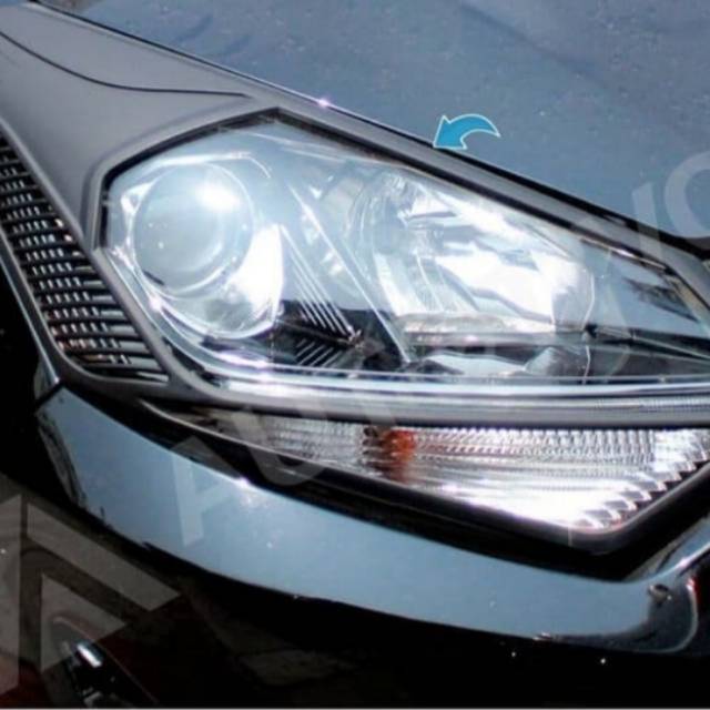 GARNISH DEPAN AGYA / AYLA  2017- 2019 FULL BLACK DOFF.