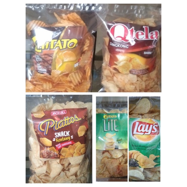 

Snack Kiloan Chitato/Piatos/Qtela/Lays