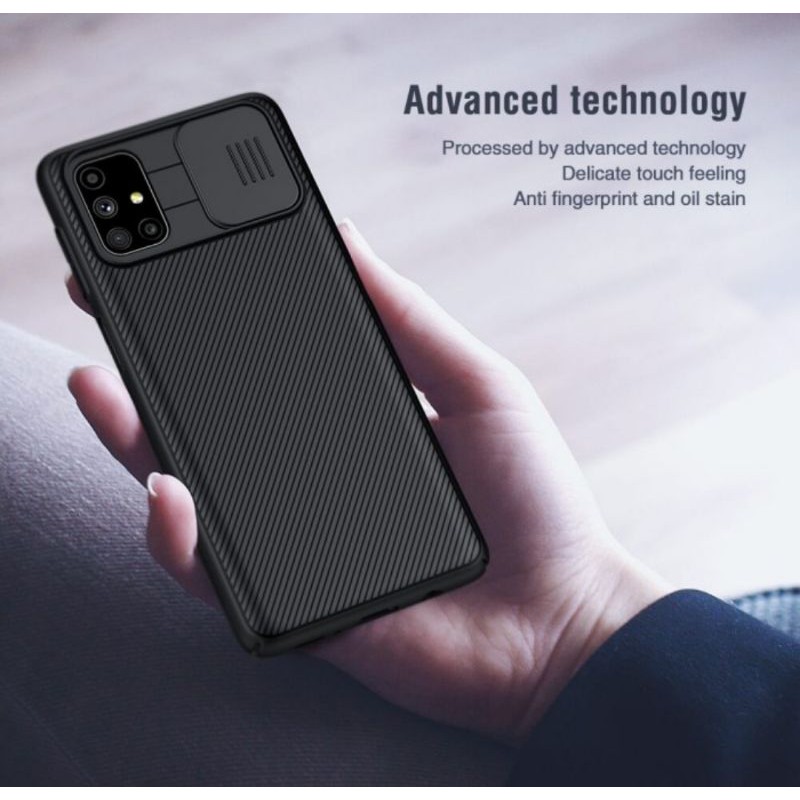 CAMSHIELD NILLKIN CASE SAMSUNG GALAXY M51 M 51 CASING SARUNG HP SLEDING CAMERA