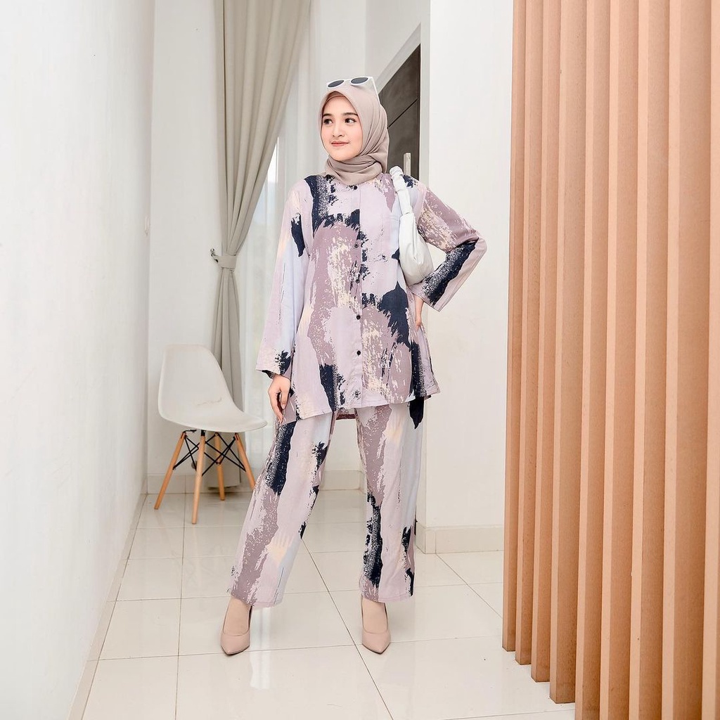 ONE SET JUMBO Pajamas LD 120 Rayon Viscose Sleepwear Daily Set-3