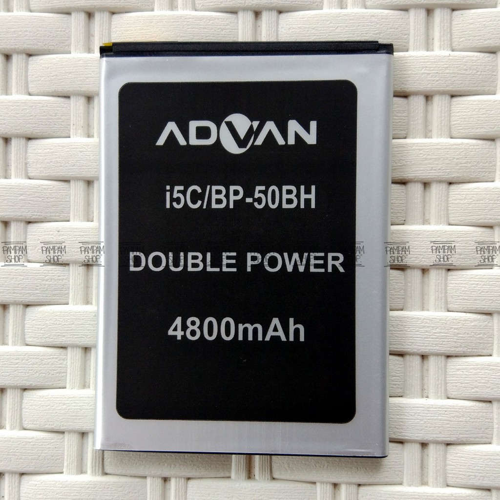 Baterai Advan i5C BP-50BH BP50BH Double Power Original OEM Batre Batrai Advance Dual Battery BP 50BH