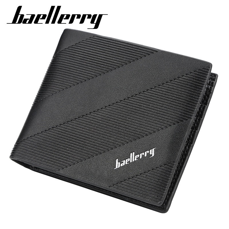 Dompet Pendek Kulit Dompet Lipat Pria Baellerry D3020