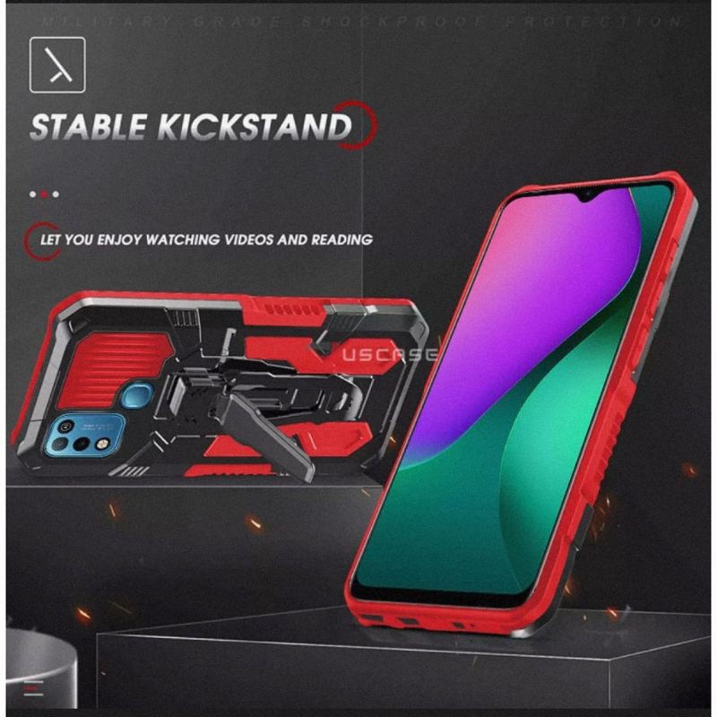 Xiaomi Redmi Note 10 10s 9 8 7 Pro Note 6 5 Pro Note 4 4X Redmi Note 11 4G 2022 Note 11 Pro 5G 2022 Hard Case Robot i-Crystal With Belt Clip