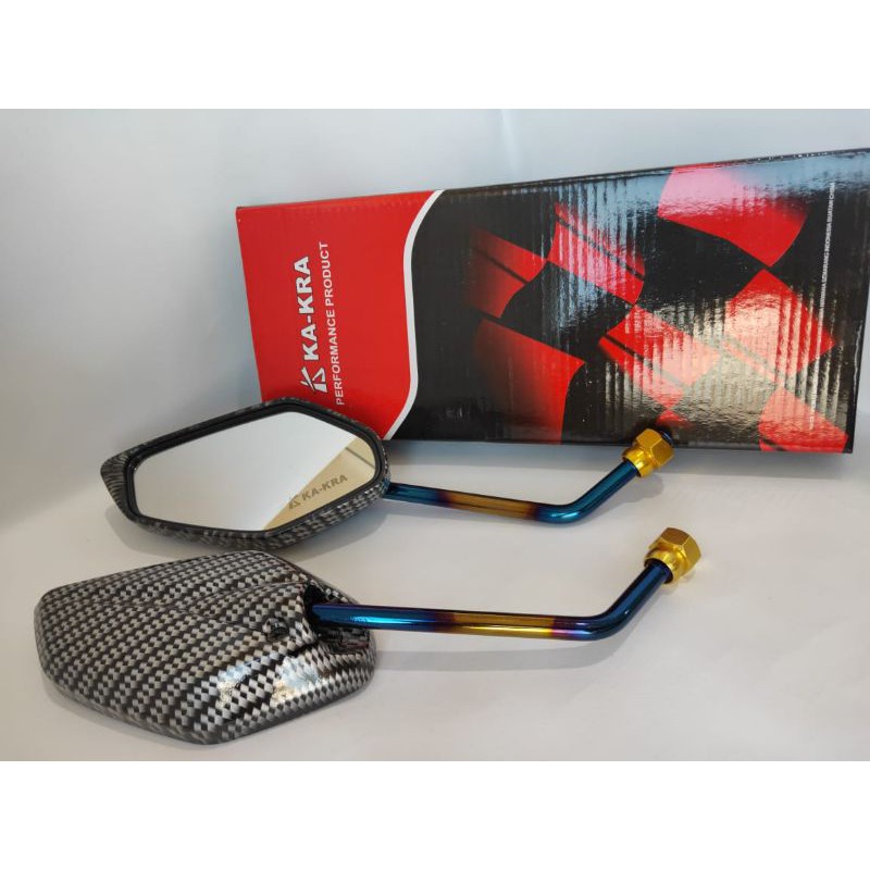 Spion karbon yamaha JUPITER Vixion rxk Mio Mio J Soul 2tone  blue xxx