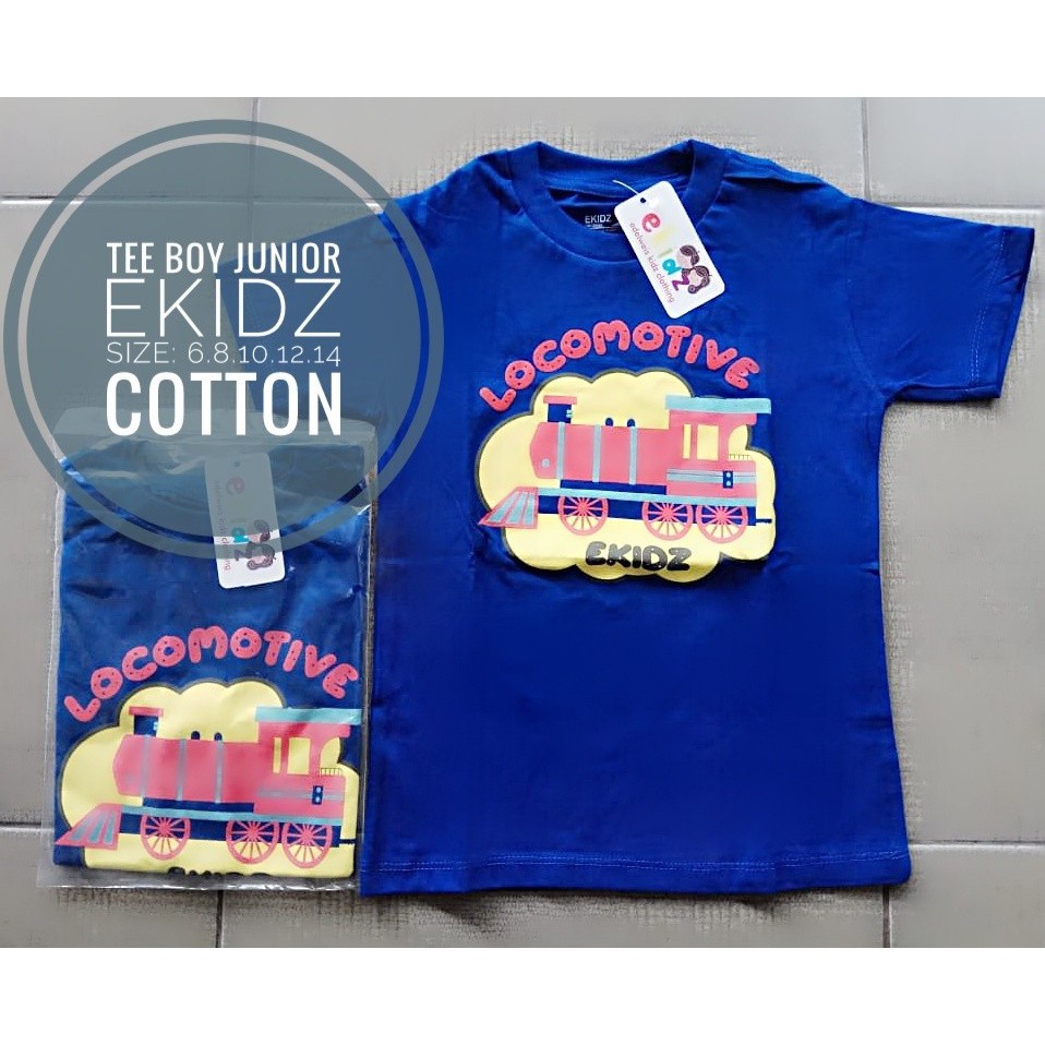 Baju Kaos Anak Laki laki ekidz 4-12 Tahun