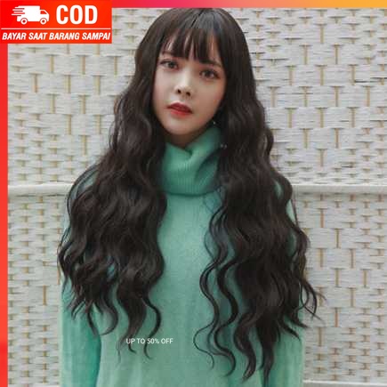 (100% BARANG ORI) FYNHA Wig Rambut Palsu Model Wavy 65 cm - 131