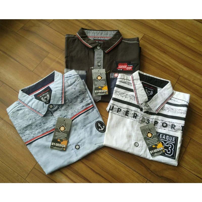 KEMEJA ANAK BRAND BY DESIGN