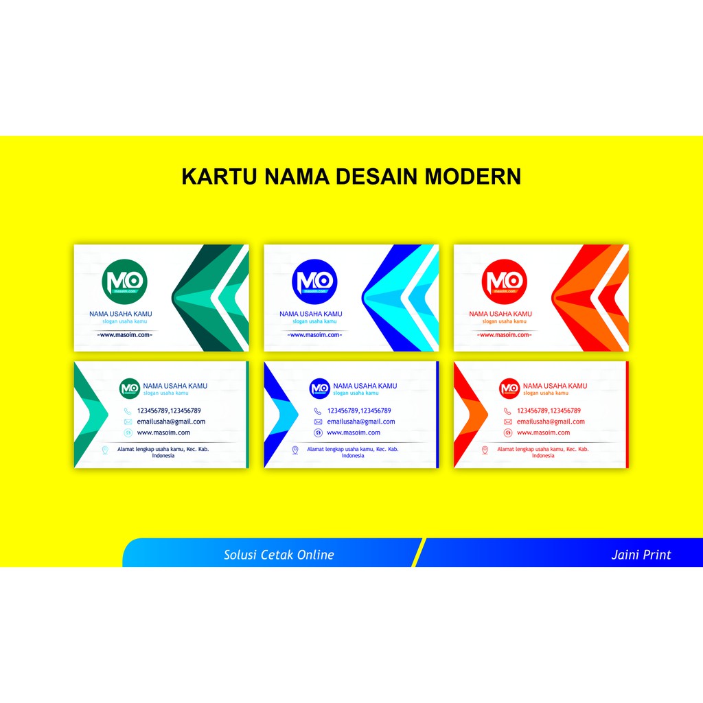 

Cetak Kartu Nama Murah Art paper 210 gram / kartu nama desain terbaru kekinian