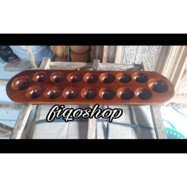 DAKON POLOS MAINAN CONGKLAK KAYU MAHONI