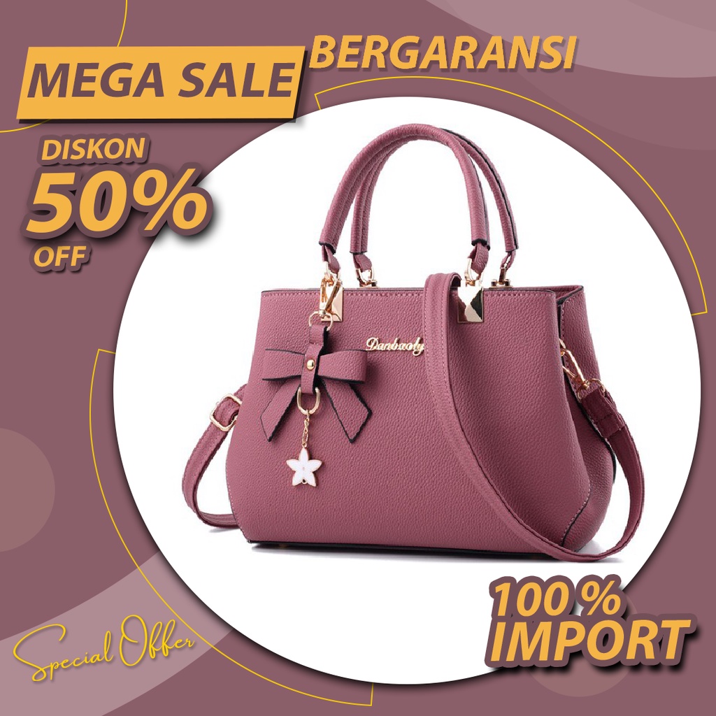 Tas Selempang Wanita Import Terbaru Pesta Ibu Kondangan Slempang Handbag Slingbag Totebag Tote bag W