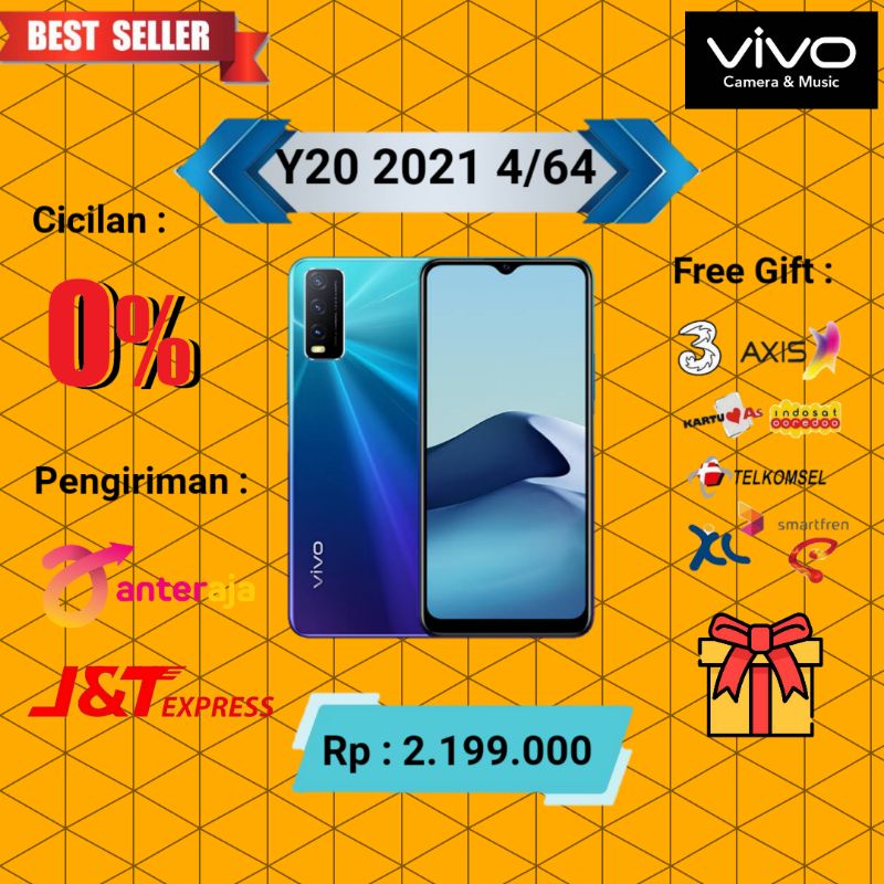 Promo Flash Sale Vivo Y20 2021 4/64Gb