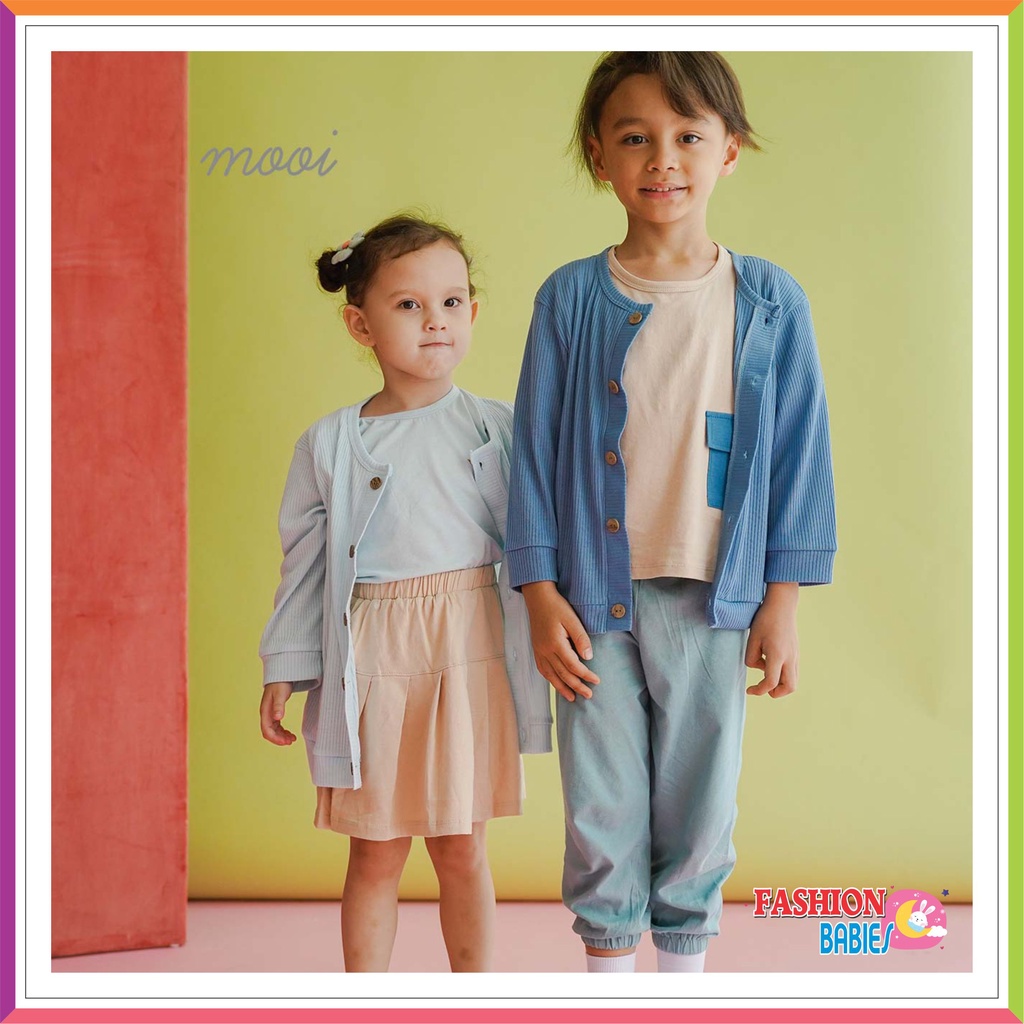 MOOI CARDIGAN RIB | JAKET SWEATER CARDIGAN ANAK 1-5 TH ❤ Fashionbabies ❤