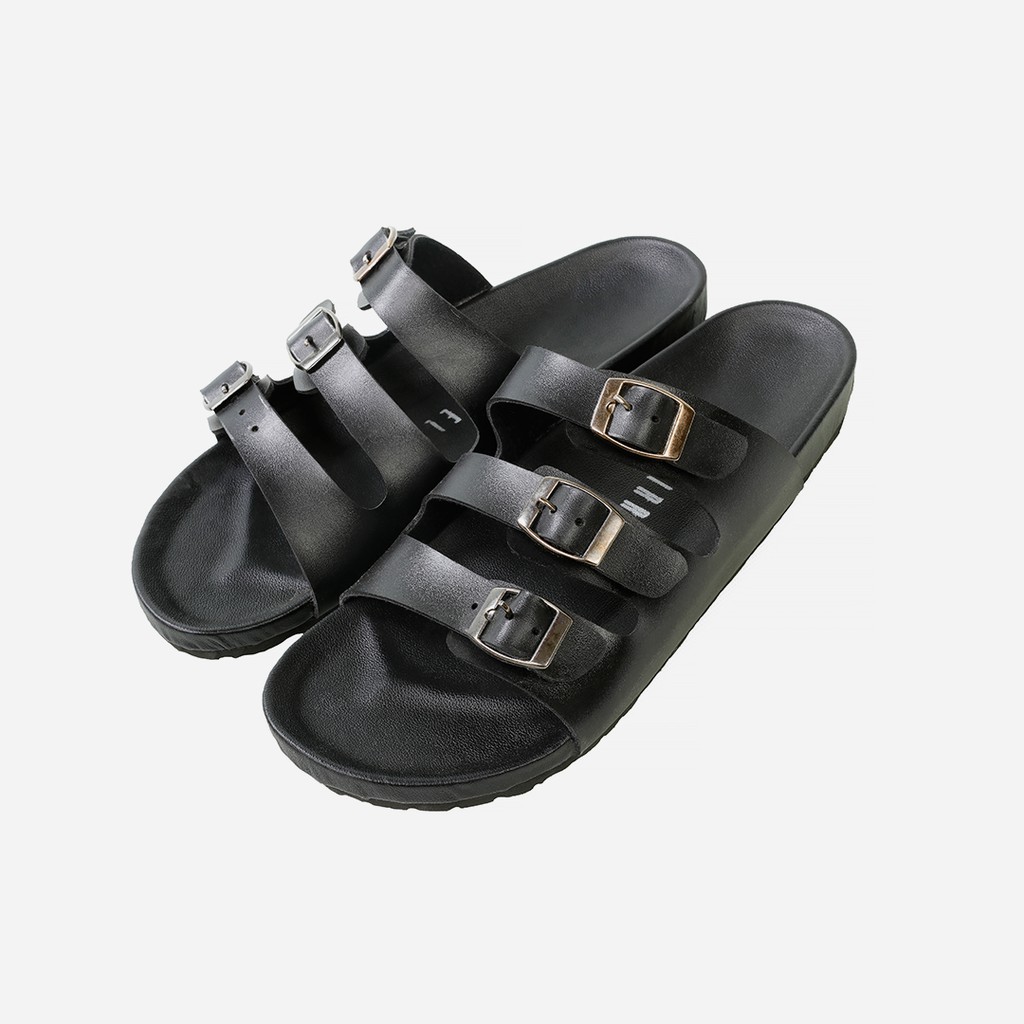 MICE BLACK |FORIND x Squirrel| Sendal Ori Tali Kulit Simpel Kayu Pria/Wanita Sandal Footwear New