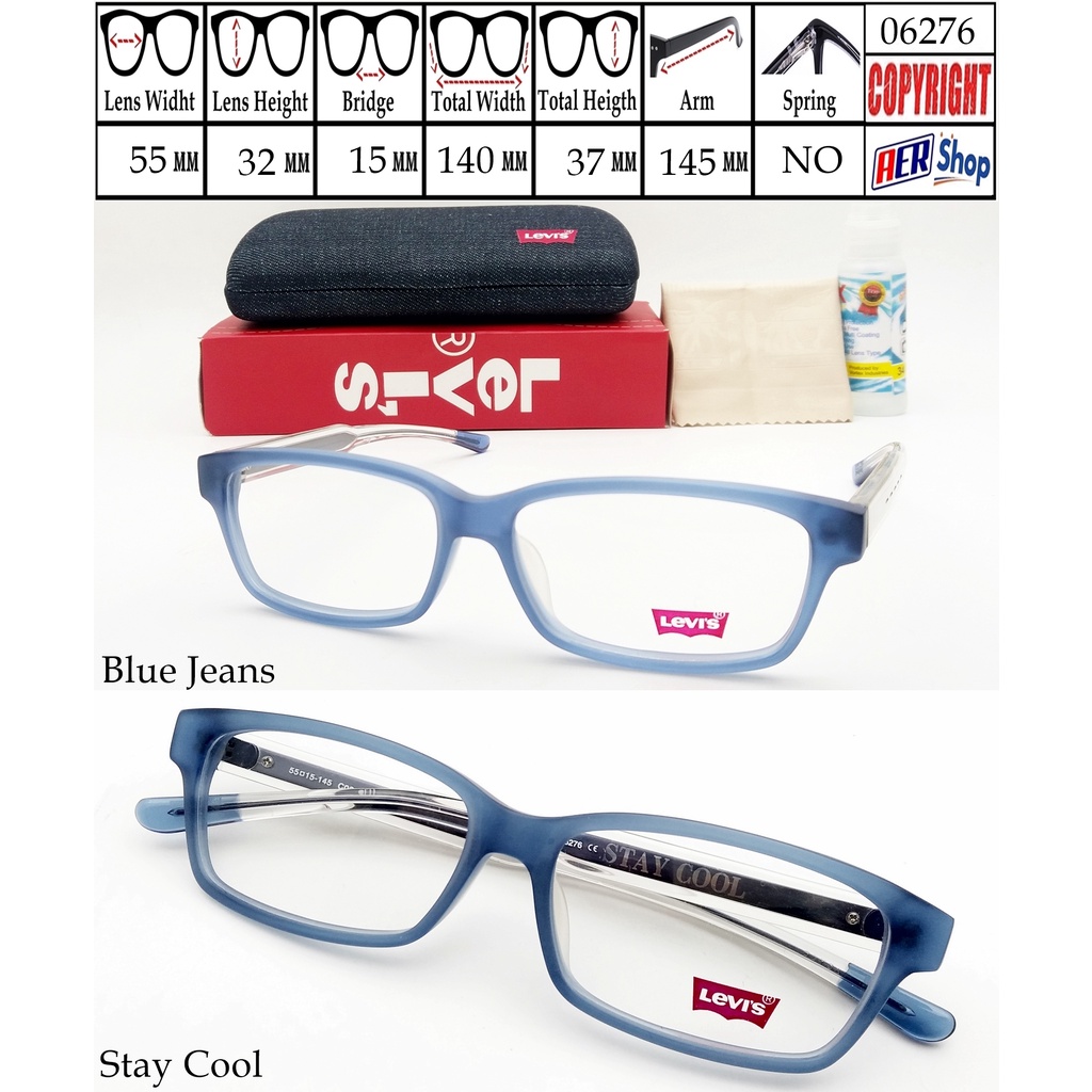 frame LEVI'S ORIGINAL STAY COOL frame kacamata original levis unisex