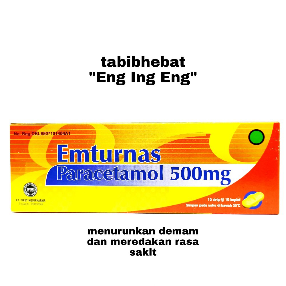 Paracetamol Box Emturnas