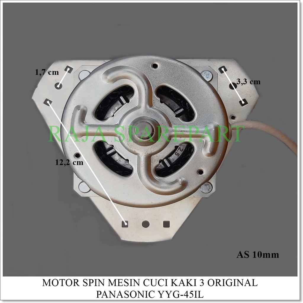 Motor Spin / Dinamo Pengering Mesin Cuci Kaki 3 PANASONIC NA-W70BB4A Original