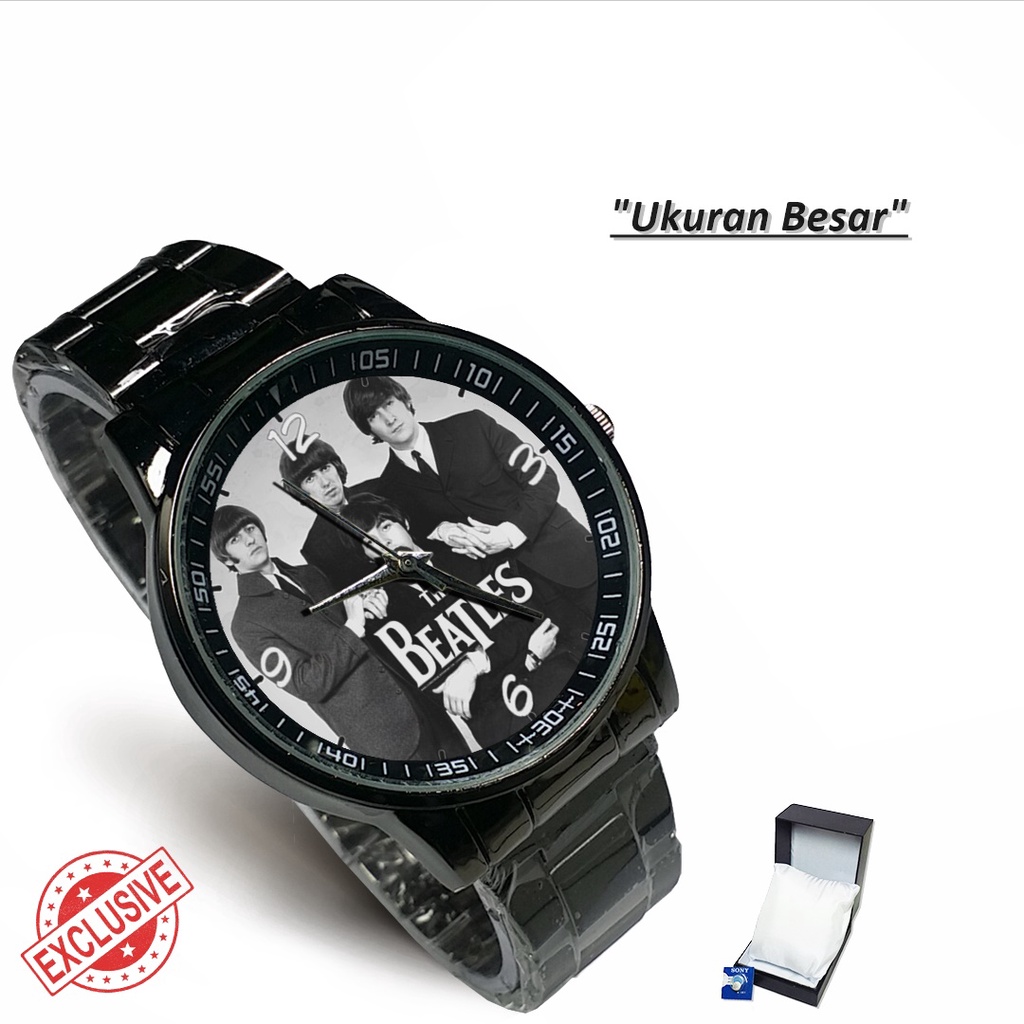 Jam Tangan Rantai Couple THE BEATLES (Nice)