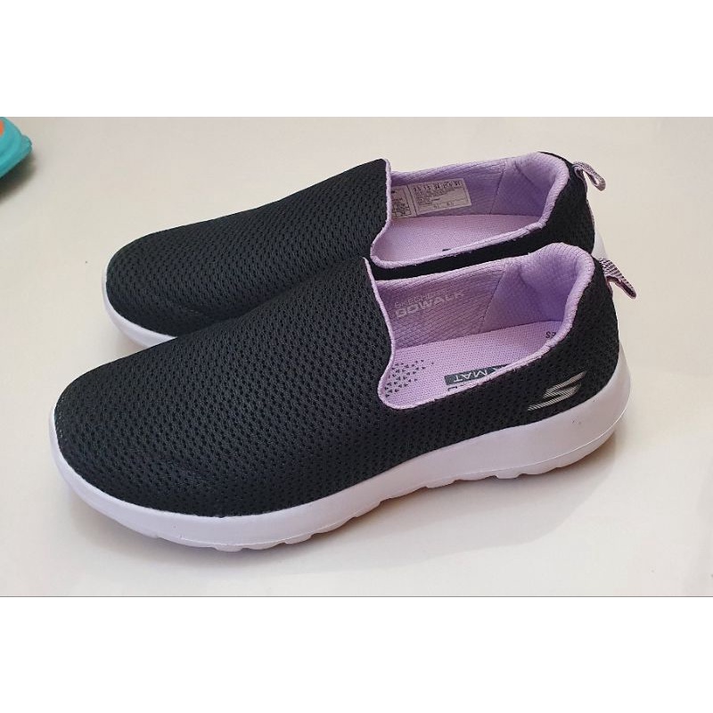 sepatu sekolah skechers gowalk go walk kids hitam anak perempuan cewek original