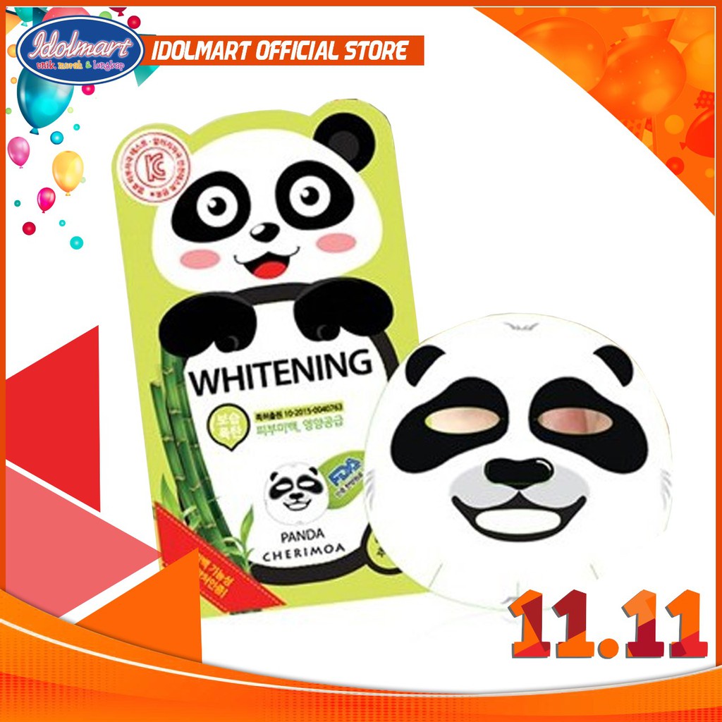 IDOLAKU Cherimoa Panda Mask / Masker Wajah 25gr