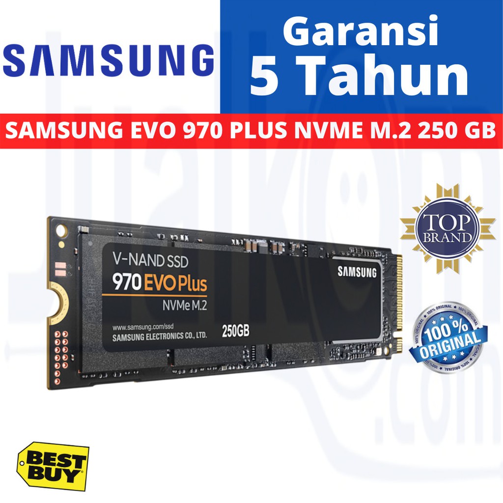 Samsung SSD 970 EVO Plus 250GB NVMe M.2 PCIe