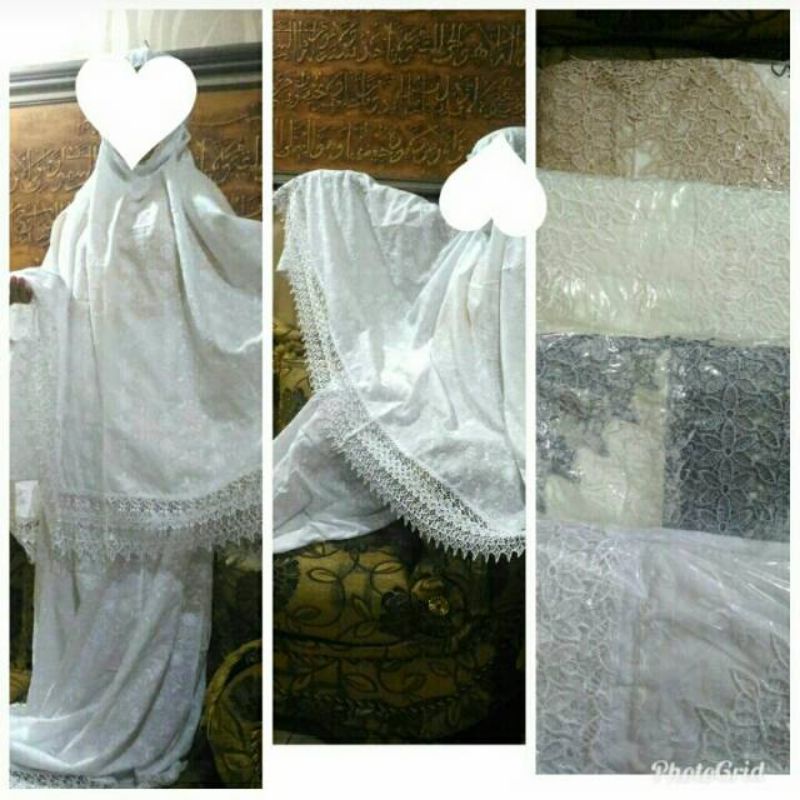 Mukenah siti khadijah katun bordil jumbo dws pastelena(grosir/ecer murah)