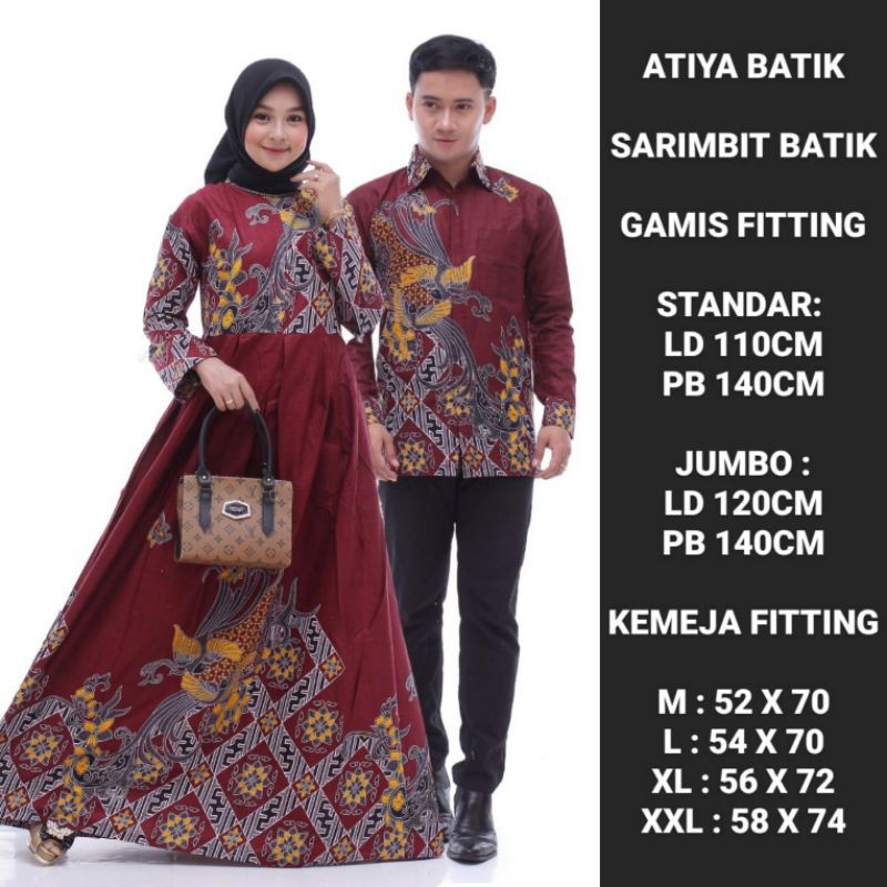 [COD] BATIK SARIMBIT GAMIS JUMBO DAN KEMEJA F1R&amp;B