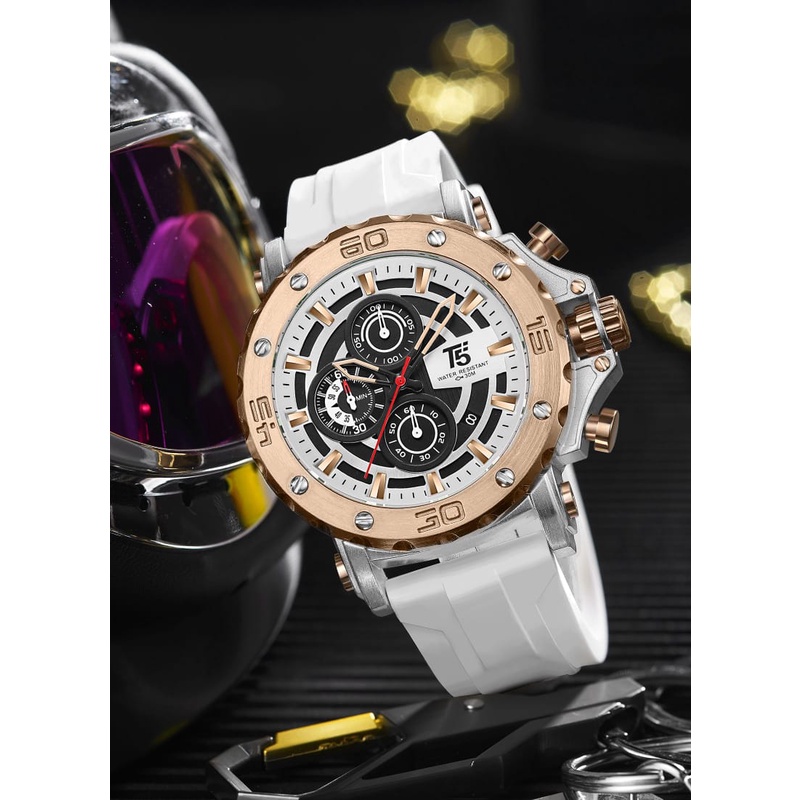 JAM TANGAN PRIA T5 H 3865G CHRONOGRAPH AKTIF/T5 H 3865G/JAM PRIA/T5 H 3865 ORIGINAL/JAM TANGAN T5 H 3865 ORIGINAL/T5 H 3865