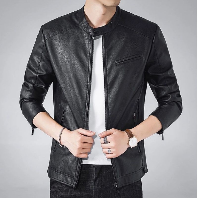 jaket kulit asli pria-jaket kulit domba Garut-jaket kulit asli domba