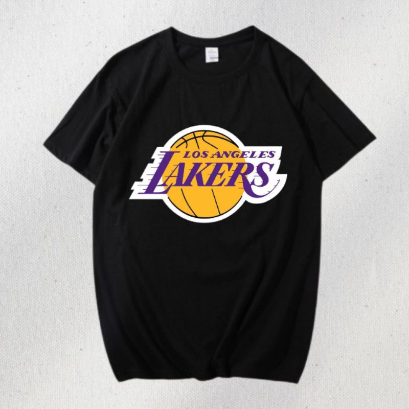 KAOS VINTAGE  LOS ANGELES LAKERS / T SHIRT LOS ANGELES LAKERS BASKET BALL / BAJU HITAM UNISEX