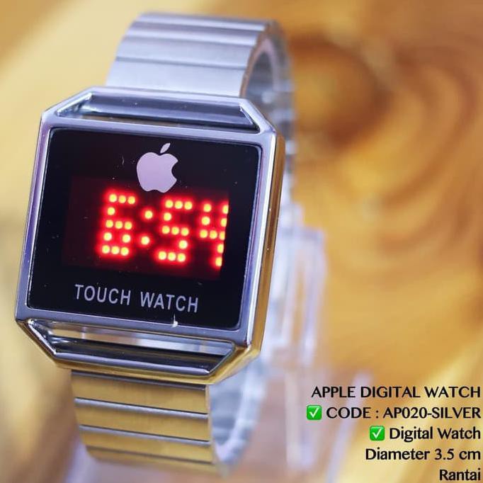 GROSIR JAM TANGAN APPLE DIGITAL TOUCH WATCH LED RANTAI PRIA WANITA