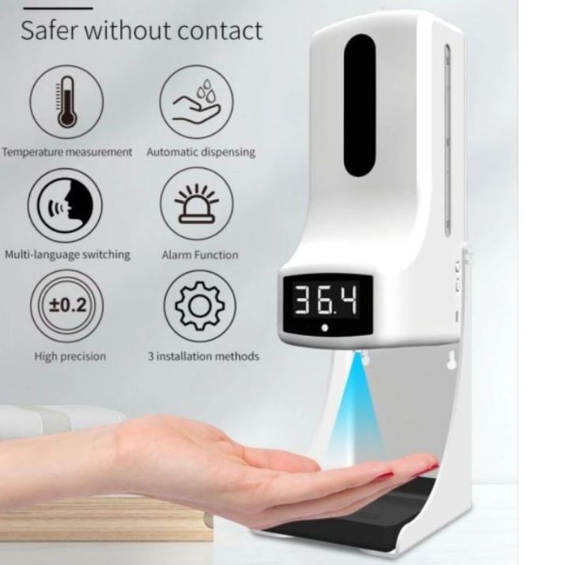 K9 pro X thermometer plus Hand sanitizer otomatis