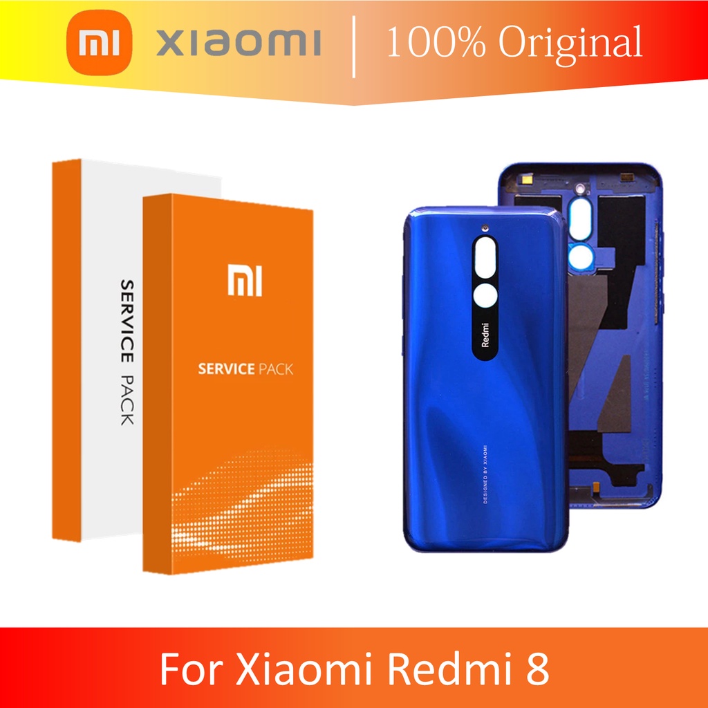 [ CHECK.ID ] BACKDOOR BACK COVER CASING XIAOMI REDMI 8 ORIGINAL