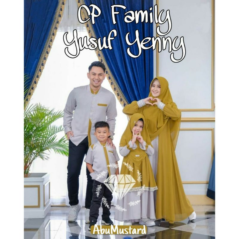 BAJU COUPLE -COUPLE MUSLIM FAMILY - CP LEBARAN KELUARGA - FASHION MUSLIM KELUARGA