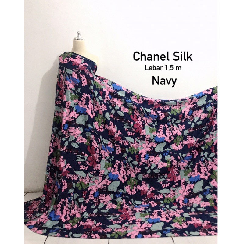 Kain chanel silk per 0,5 meter