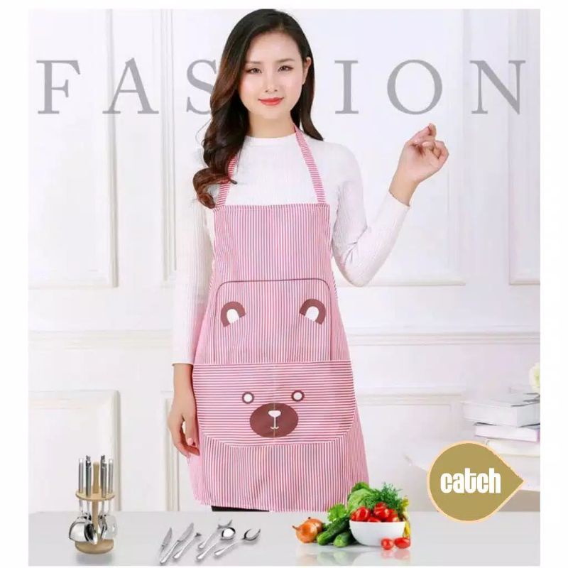 Apron Masak Celemek Masak Dapur Waterproof Premium