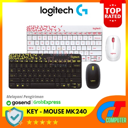 Logitech MK240 Mini Keyboard Mouse Wireless